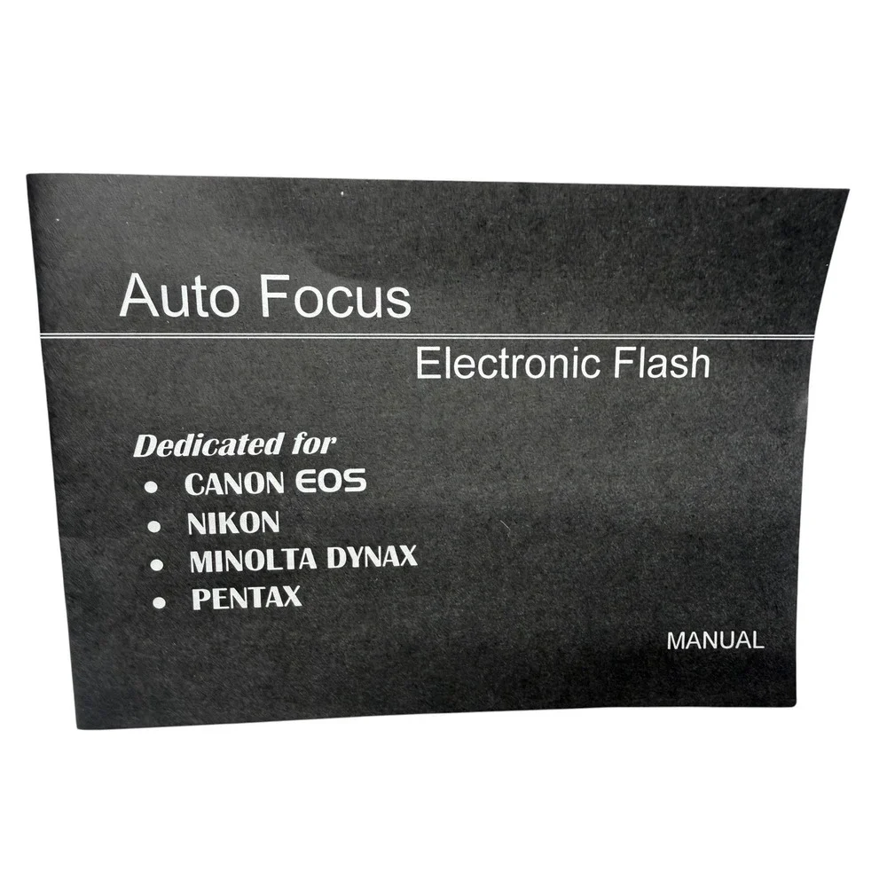 Sakar 918AF/EOS Auto Focus TTL Flash for Canon EOS w/ Box & Manual Tested
